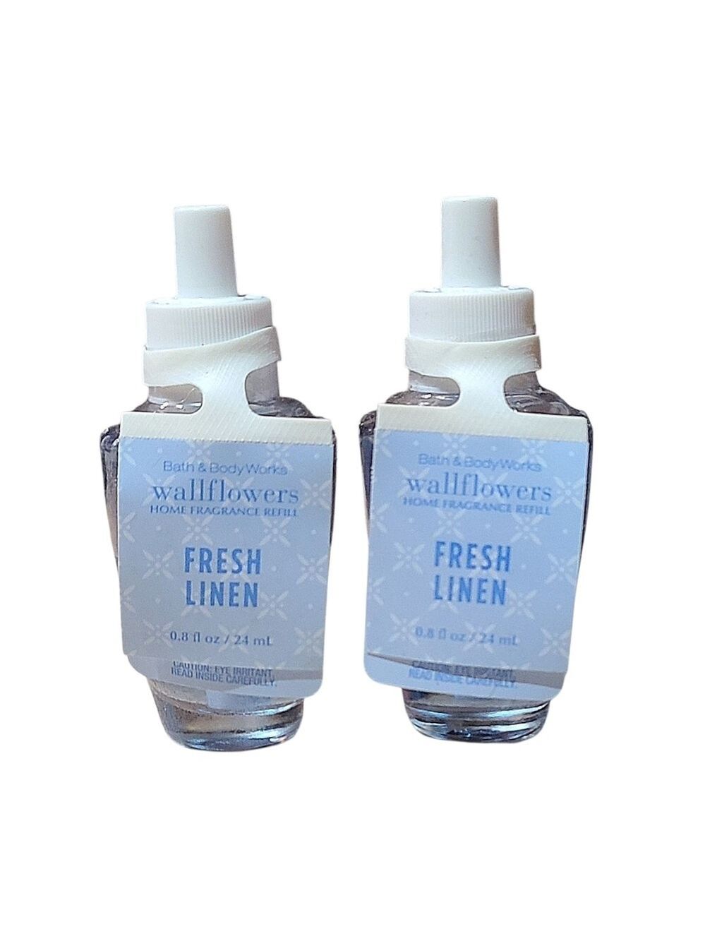 FRESH LINEN WALLFLOWER FRAGRANCE REFILLS BY BATH AND BODY WORKS